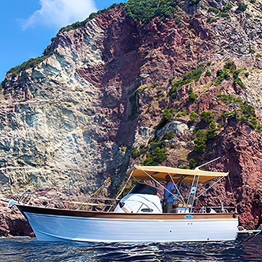 in barca con Aphrodite boat tour